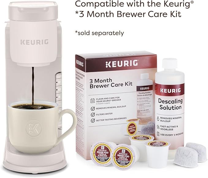 Keurig K-Express Single Serve Coffee Maker – Strong Brew Option, 42oz Reservoir, Sleek Design for Holiday Hosting & Gifting, Warm Stone