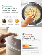 CUCKOO CRP-LHTR1009FW 10-Cup (Uncooked) / 20-Cup (Cooked) Induction Heating Twin Pressure Rice Cooker with Nonstick Inner Pot, 16 Menu Modes, 3 Voice Guide, Auto Clean (White)