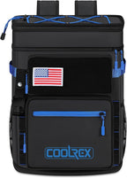 Large Backpack Cooler 36 Can Cooler Backpack with 2 Insulated Compartments Leak Proof Waterproof Travel Backpack, Camping Beach Picnic Lunch Thermal Bag for Women and Men