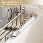 304 Stainless Steel Extendable Drainage Basket - Perfect for Fruit, Vegetables, and Dishes - Corrosion-Resistant, Space-Saving, and Versatile