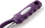 Spring Chef Professional Purple Swivel Vegetable Peeler for Kitchen, Stainless Steel Potato Peeler with Soft Grip Handle, Perfect For Veggie, Fruit, Carrot, Apple, Cucumber - Dishwasher Safe