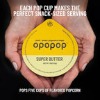 Opopop Microwave Popcorn - Variety 4-Pack Gourmet Popcorn Kit, Collapsible Silicone Popcorn Popper, Popcorn Maker, Gluten Free Snacks Variety Pack, BPA-Free and Dishwasher Safe (New Flavors)