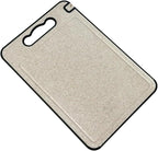 MAN-PC Cutting Board for Kitchen Double Sided 304 Stainless Steel Chopping Board Food-Grade Stainless Steel and Wheat Straw PP Samll Size 14’’×9.6’’ Easy to Clean