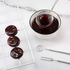 Patelai 4 Pieces Candy Dipping Chocolate Tools Set 3-prong Dipping Fork, Fondue Fork, Spear, Slotted Spoon for Handmade Chocolates, Pralines and Truffles