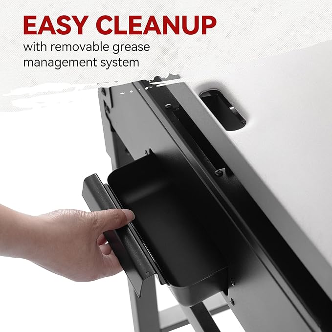 Royal Gourmet GB2000N 2 Burner Propane Gas Griddle, 23 Inch Flat Top Grill with 450 Sq. In. Cooking Area for Backyard and Tailgating, Black