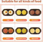 Microwave Egg Cooker, Rapid Egg Poacher for Breakfast with Lid, Easy to Use and Clean, BPA-Free