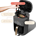 Beautiful Coffee Maker, 14-Cup, Touch-Activated Display, Programmable, Automatic Shut-Off, 1200W, Keep Warm, 24h Timer (Oyster Grey)