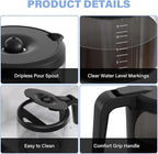 12 Cup Coffee Maker Carafe Replacement Pot Compatible with Keurig 5000 & 5500 K-Duo Essentials and K-Duo Hot & Iced Brewers K5600 (Gen 2) Only (NOT Fit K-Duo 5100 Model)