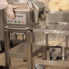 Robot Coupe CL60E2HEAD NODISC Two Speed Commercial Food Processor with Side Discharge and Full Moon Pusher Feed and Bulk Feed Stainless Steel, 240v, Stainless Steel (Discs NOT Included)