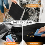 Aieve Air Fryer Liners for Ninja Foodi Air Fryer, 12"X12" Reusable Toaster Oven Liners for Bottom of Oven, Non-Stick Heat Resistant Oven Mat Compitable with Ninja SP101/SP201/SP301/SP351 (4 Pack)