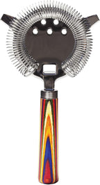 Totally Bamboo Baltique Marrakesh Collection Hawthorne Cocktail Strainer, Stainless Steel Bar Strainer
