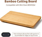 Cutting board Compatible with Breville BOV450XL Mini Smart Toaster Oven, Accessories for Countertop Oven, With Heat Resistant Non-Skid Silicone Feet, Creates Storage Space, Protects Cabinets Cupboard