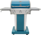 Kenmore 3-Burner Outdoor BBQ Grill | Liquid Propane Barbecue Gas Grill Bundle with Grill Cover