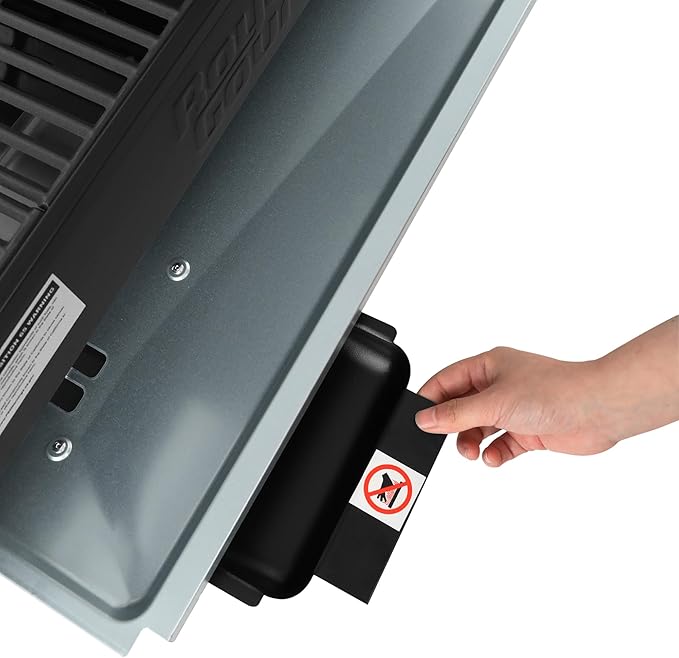 Royal Gourmet GD4002T 4-Burner Tailgater Grill and Griddle Combo, Portable Flat Top Propane Gas Grill with 40,000 BTUs Output for Backyard or Outdoor Cooking, Black