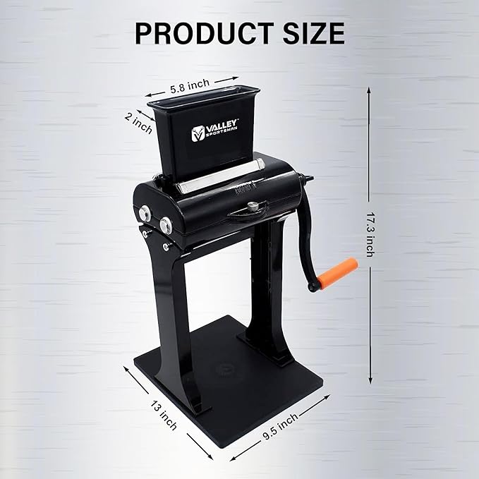 Manual Meat Tenderizer Machine, Stainless Steel Meat Cuber Tenderizer Machine for Beef and Chicken