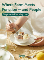 Sweese Porcelain Bowls Set 5 Inch, 10 oz - Set of 4 White Bowls for Dessert, Ice Cream, Soup, Rice & Fruits | Microwave, Dishwasher & Oven Safe