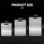 Titanium Cutting Board For Kitchen-Cutting Board Double Side Food Grade,Pure Cut Titanium,Durable Dishwasher Safe Easy to Clean Large Size (18''Lx12''W)