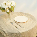 12 Pcs Beige Cheesecloth Table Runner 13ft Boho Gauze Cheesecloth Table Runner 160 inch Long for Christmas Wedding Bridal Baby Shower Birthday Table Decorations