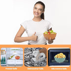 Wheat Straw Bowls Set of 6/12, Unbreakable Lightweight Bowls Set - Microwave & Dishwasher Safe, Reusable for Serving Soup, Oatmeal, Ramen & Salad (6, 26 oz)