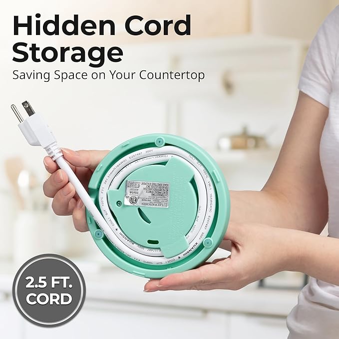 Zulay Kitchen Fast Boiling Electric Water Kettle - 1.7L, 1500W, Auto Shut-Off for Overboil & Boil Dry Protection, Cool-Touch Handle, 360° Base - Rapid Teapot Boiler For Coffee & Tea - Mint