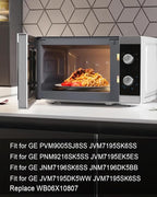 Microwave Charcoal Filter Fit for GE PVM9005SJ8SS JVM7195SK6SS PNM9216SK5SS JVM7195EK5ES JNM7196SK6SS JNM7196DK5BB JVM7195DK5WW JVM7195SK6SS Replace WB06X10807, 2PCS
