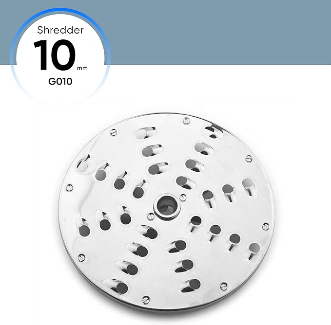 TK Universal Disc Replacement for Half and Round Hopper - Vegetable Chopper - Shredder 10mm for Shredding