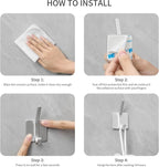 Paoli Heavy Duty Adhesive Hooks,Self-Adhesive Hooks Multiple Colors and Styles 30 lb Maximum Load for Home Schools and Offices (4pc, Rose Gold)