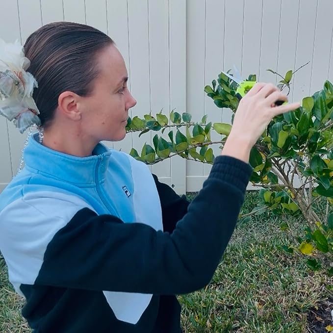 BEoffer 4 Pack Pruning Shears, 6.5 Inch Garden Scissors Gardening Hand Pruning Snips with Straight Stainless Steel Precision Blades for Gardening Flower Plant Precise Trimming and Pruning Maintenance