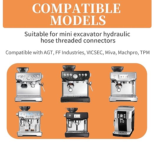 Felt Washer Replacement Compatible with Breville Espresso Machine Grinders,10 Pcs in a Pack Burr Coffee Grinder, Made of Wool, Strong Density and Durability