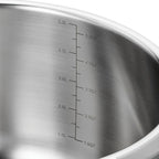 Tramontina Utsava 5.75-Quart Tri-Ply Clad Stainless Steel Tope with Lid, Large Patila Pot for Indian Cooking
