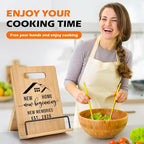 Housewarming Gifts New Home 2025 Cookbook Stand, Housewarming Gifts New Home Gifts Ideas, Best House Warming Gifts for Women Couples New homeowner, New Apartment Gifts Closing Gifts for Home Buyers