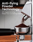 Conical Burr Coffee Grinder Electric Coffee Bean Grinder with 48 Precise Settings, Anti-Static Coffee Grinders for Home Use, Adjustable Conical Burr Mill for Espersso/Drip/French Press