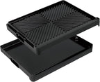 Utheer Nonstick Reversible Aluminum Ceramic Griddle 16.3" x 13", 50% Lighter 2-in-1 Flat & Ribbed Grill Griddle, Warp-Resistant, PFAS-Free,100% Recyclable Stovetop Griddle for Gas,Charcoal,Outdoor BBQ