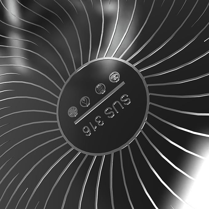 316L Stainless Steel 8QT Frying Pan Hexagon Nonstick Wok with Lid,Single Handle to Hold, PFOA Free, Dishwasher Oven Safe (8QT/Single Handle)