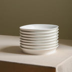 Stone Lain Quadro 4-Piece Pasta Bowl Set Porcelain, White