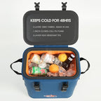 Magnetic Backpack Cooler Bag, Cold Retention Soft Coolers 30 Can Insulated Soft Sided Cooler with Waterproof Bag