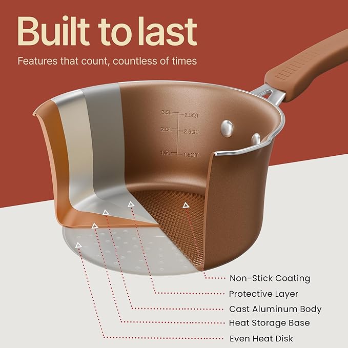 Pots and Pans Set, 22-Piece Non Stick Cookware & Bakeware Sets with Plaid Pattern, Stackable Design, Dishwasher Safe, Stain-resistant, Oven & All-Stove Safe, Tempered Glass Lid, Golden