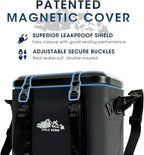 Magnetic Backpack Cooler Bag, Cold Retention Soft Coolers 30 Can Insulated Soft Sided Cooler with Waterproof Bag