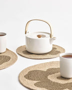 MARIMEKKO Oiva Stoneware Teapot — Refine Your Kitchen Décor with Our Iconic White Stoneware — Stylish & Classic Ceramic Teapot with Tea Infuser Lid (26.63 oz)