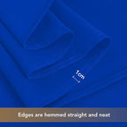 sancua Rectangle Tablecloths 6 Pack - 90x156 Inch - Royal Blue Washable Fabric Cloth Table Cloth, Large Reusable Polyester Table Covers for Wedding, Party, Birthday, Banquet