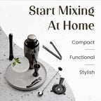 Mixology & Craft Bartender Kit - 15 Piece Set Including Cocktail Shaker and Bar Accessories, Perfect for Drink Mixing at Home, Plus Exclusive Recipe Cards