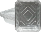 Aluminum Foil Pan, 9×13 Half Size Pans, Disposable Foil Pans for Roasting, Catering,Picnic or Holiday needs (10 Pack)