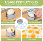 2-Layer Deviled Egg Containers With Lid,36pcs Deviled Egg Tray Carrier with Handl Injector Piping Tool,Portable Stackable Egg Holder Platter Holder Organizer for Refrigerator Party Picnic Travel Event