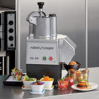 Robot Coupe CL50 NODISC Single-Speed Cutter Mixer Continuous Feed Commercial Food Processor with Side Discharge, 120v (Discs NOT Included)
