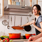 RHBLME 100 Pack S Hooks - 2.8 Inch Small Heavy Duty Stainless Steel S Hooks for Hanging Jeans, Cooking Utensils, Potted Plants, etc