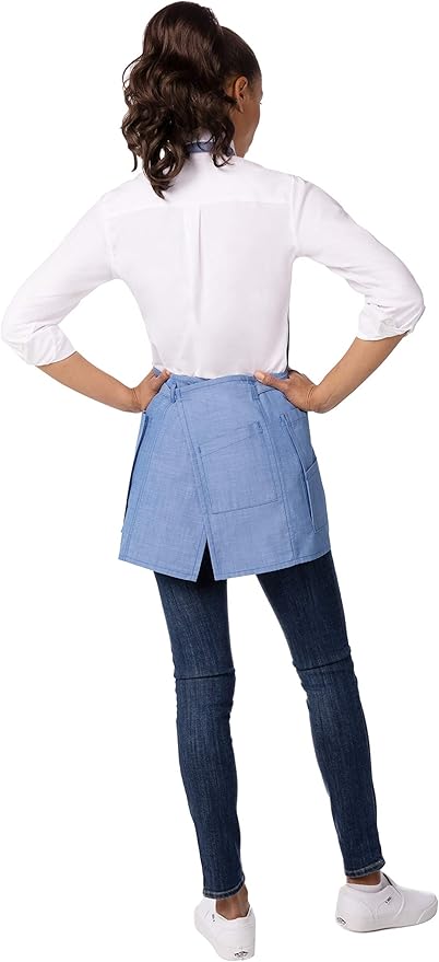 Chef Works Unisex Medford Short Bib Apron