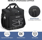 RealCool Soft Cooler Bag 35/45Can, Collapsible Cooler Insulated Leak Proof, Large Lunch Box for Men Women, Soft-Sided Cooler for Picnic, Grocery, Beach, Camping, Travel