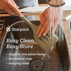 Starpack 'Like a Boss' XL Premium Silicone Cooking Utensils Set (6 Pcs) - Heat Resistant Kitchen Utensils 600°F - Non-Stick Silicone Utensil Set - Large Kitchen Utensils Set for Cooking & Serving