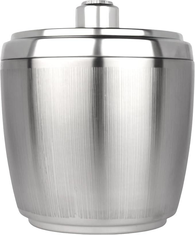 Silver Stainless Steel Cocktail Shaker and Bar Equipment | Silver Ice Bucket