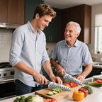 SHAN ZU Personalized Damascus Chef Knife 7 Inch, 67 Layers Damascus Steel 10Cr15CoMoV Sharp Kitchen Knife, Customized Gift for Father's Day, Mother's Day, Halloween, Christmas, Birthday, Wedding